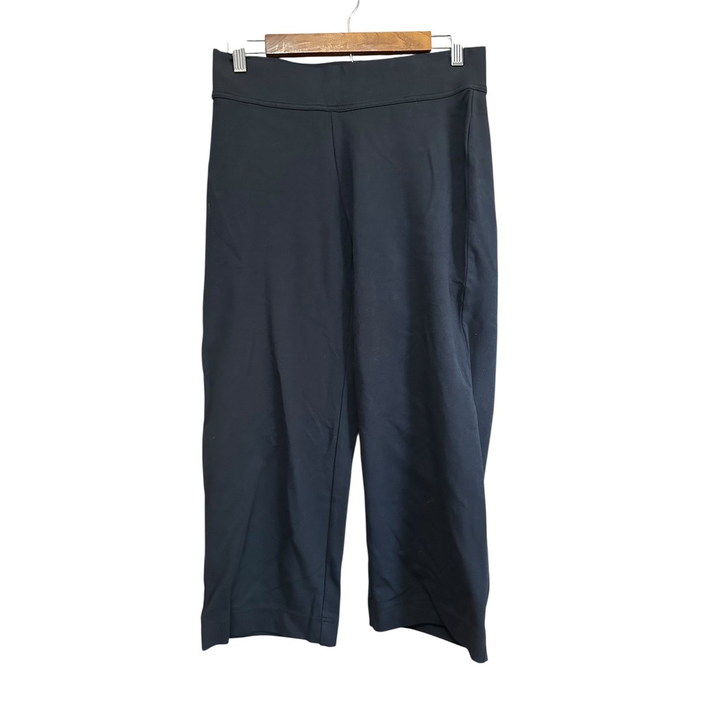 Lands' End Cropped Wide Leg Pull On Casual Pants Womens Size‎ S (6-8)